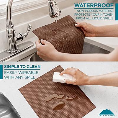 Shelf Liner Non Slip, Waterproof Thick Drawer Liners, Durable Grip