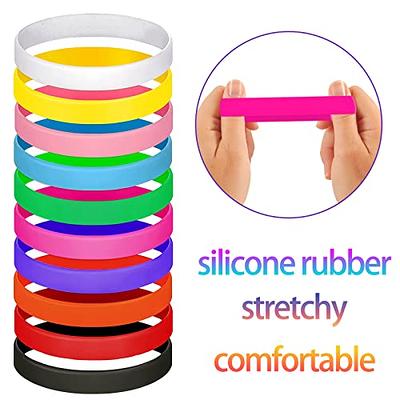 Custom Rubber Bracelets with Your Text Message, Personalized Silicone  Wristbands for Awareness, Events, Support, Gifts, Promotions