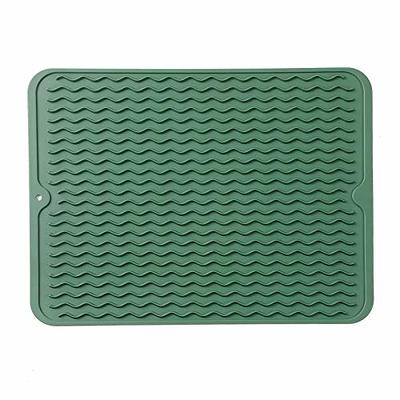 MicoYang Silicone Dish Drying Mat for Multiple Usage,Easy  clean,Eco-friendly,Heat-resistant Silicone Mat for Kitchen Counter or  Sink,Refrigerator or Drawer Liner White XXXL 28 inches x 18 inches - Yahoo  Shopping