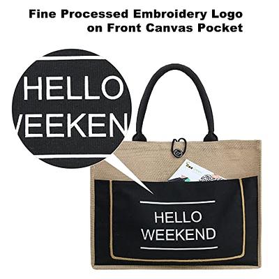 HELLO WEEKEND Beach Bag