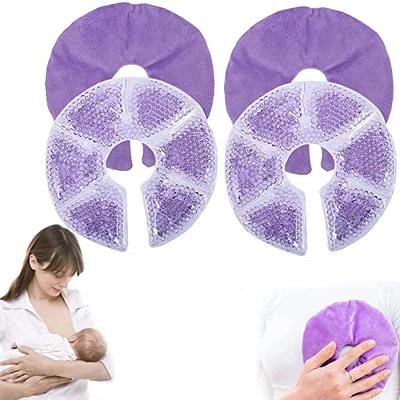 NEWGO Breast Ice Pack for Breast Surgery, 2 Pack Nipple Ice Packs  Breastfeeding Ice Packs Reusable for Nursing Mother, Hot Cold Therapy  Breast Gel