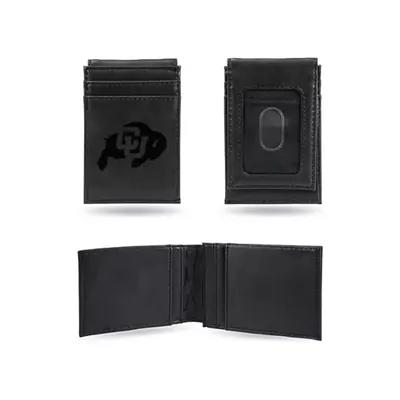 BLACK ENGRAVED WALLET