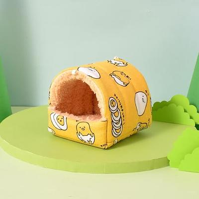 YUEPET Guinea Pig Bed Plush Calming Hideout, Warm Rabbit Hide for Hamsters  Hedgehogs Ferrets Dwarf Rabbits and Other Small Animals