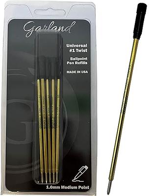 Garland Universal #1 Cross Compatible Ballpoint Pen Refill, USA Made, 1.0mm  Medium Point, Smooth Writing, 5 Pack (Black) - Yahoo Shopping