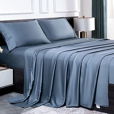 Bedsure Full Cooling Bed Sheets Set, Rayon Derived from Bamboo