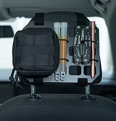 TACNEX Vehicle Rigid MOLLE Panel Car Seat Headrest Organizer EDC Pouch Tool  Holster Bag Holder Auto Interior Accessories Tactical Gear Rack Truck  Equipment Mount Plate Modular Storage Shelf - Yahoo Shopping