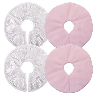 NEWGO Breast Ice Pack for Breast Surgery, 2 Pack Nipple Ice Packs  Breastfeeding Ice Packs Reusable for Nursing Mother, Hot Cold Therapy  Breast Gel