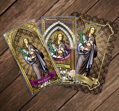 St. Scholastica Prayer Card