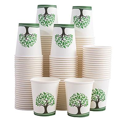  Lamosi 300 Pack 8 OZ Paper Cups, Disposable Coffee Cups, Paper  Coffee Cups 8 oz, Hot/Cold Beverage Drinking Cups for Water Juice or Tea,  Perfect for Office Party Home Travel 