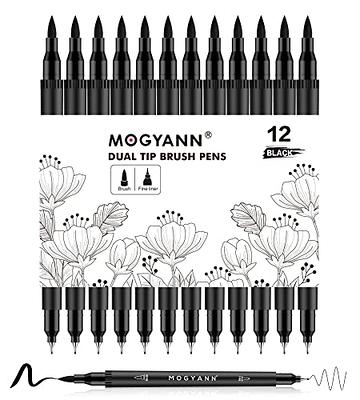 Dyvicl Hand Lettering Pens, Calligraphy Brush Markers for Beginners  Writing, Sketching, Art Drawing, Illustration, Scrapbooking, Journaling,  Black Ink