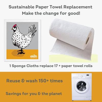Eco Friendly Dishcloth Set Plastic Free Zero Waste Reusable Sponge Swedish  Dish Cloth 