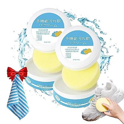 WOSLXM Shoes Multifunctional Cleaning Cream, White Shoe Cleaning Cream with  Sponge Eraser, Shoe Cleaner Sneakers Kit, Multifunctional Anhydrous Cleaning  Cream for Sneake (1Pc) - Yahoo Shopping