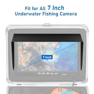 Underwater Fishing Camera Sunshade Sun Hood Compatible With Eyoyo MOQCQGR  MOOOCOR Adalov 7 Inch Fish Finder, Universal Sun Cover for 7 Underwater  Video Camera, Anti-glare Sun Visor for 7 Inch Display 