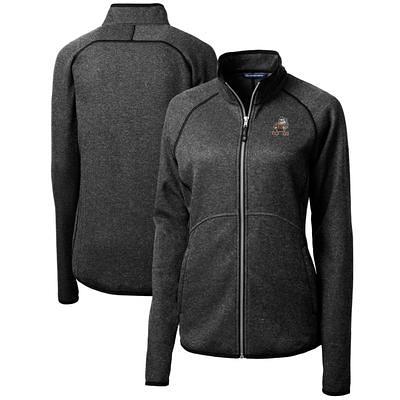 New Orleans Saints Cutter & Buck Throwback Logo Mainsail Sweater-Knit Big &  Tall Full-Zip Pullover Jacket - Heather Gray