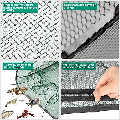 QualyQualy Crawfish Traps, 2PCS Crab Trap for Blue Crabs Minnow Trap  Foldable Fishing Bait Trap Cast Net Cage Shrimp Fish Net Crayfish Traps for  Creeks - Yahoo Shopping