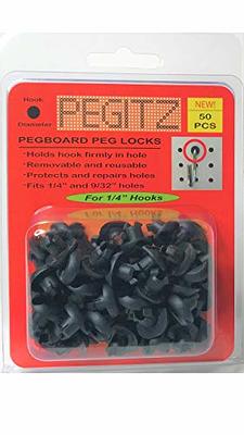 Pegitz Pegboard Peg Locks 50PCS (1/4 inch, Black) - Yahoo Shopping