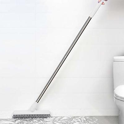 THE SIMPLE SCRUB Tile + Shower Scrubbing Mop Brush | Clean Bathroom,  Kitchen, Hard to Reach Places | Ergonomic Handle + Interchangeable,  Reusable