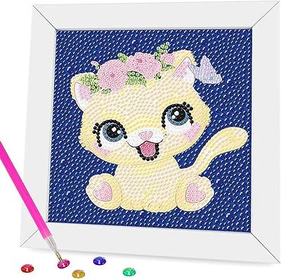 Stitch Diamond Painting Kits for Kids Ages 9-12, Cartoon 5D Diamond Art with Full Round Diamond Dots Kits, Diamond Art and Crafts for Girls Boys