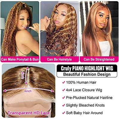 Apple Girl Brazilian Virgin Human Hair Extensions with 4x4 Closure - 5 in  1-4/27