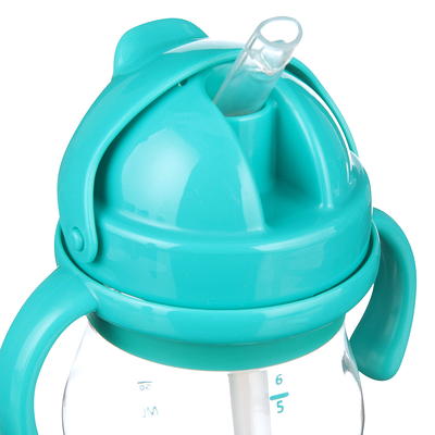 OXO Tot Transitions Straw Cup, 9 oz, Teal, Pack of 2