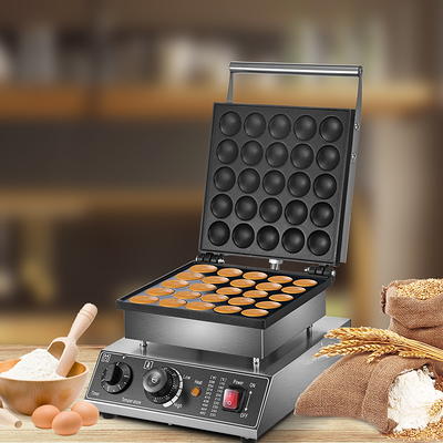 Mini Dutch Pancake Baker Waffle Cone 50 PCS 1700 W Commercial Electric  Waffle Maker Machine 1.8 in. for Restaurants