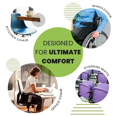 Inflatable Seat Cushion Portable Chair Cushion for Office Wheelchair Travel  Cars Airplanes Coccyx Tailbone Sciatica Ideal for Daily Use Prolonged