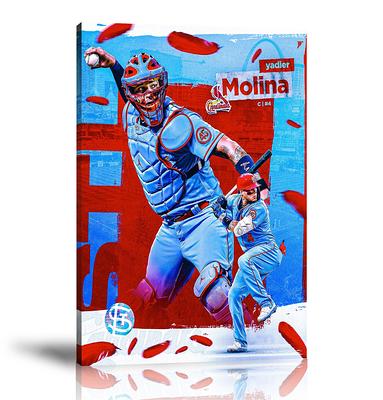 Yadier Molina Poster, St Louis Cardinals, Mlb Sports Print, Player Framed  Art Print, Wall Art, Home Deco, Modern Canvas - Yahoo Shopping