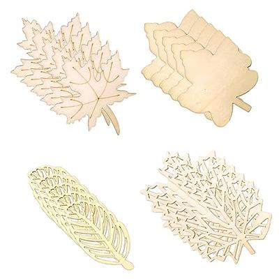 EXCEART 80pcs Hollow Leaf Wood Chips Thanksgiving Ornament Handmade  Painting Cutouts Craft Wood Wooden Shapes for Crafts Wooden Maple Leaf  Cutouts Unfinished Wood Cutouts Leaves Graffiti - Yahoo Shopping