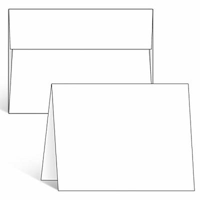 100 Pack Blank Cards and Envelopes 4x6, Bulk Kraft Paper Greeting Cards for  DIY Card Making, Wedding, Birthday, All Occasions