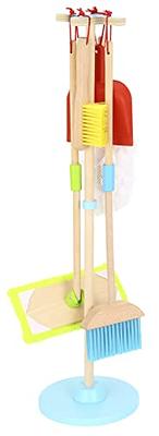 Play22 Kids Cleaning Set 12 Piece - Toy Cleaning Set Includes Broom, Mop,  Brush, Dust Pan, Duster, Sponge, Clothes, Spray, Bucket, Caution Sign, -  Toy