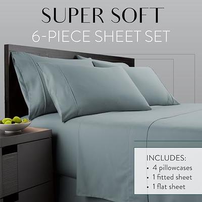 Danjor Linens King Size Bed Sheets Set 1800 Series 6 Piece Bedding