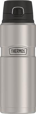 THERMOS Stainless King Vacuum-Insulated Beverage Bottle, 40 Ounce, Matte  Steel