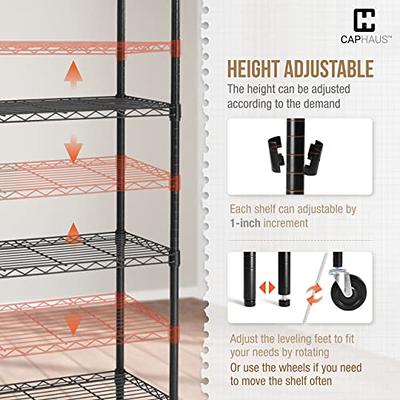  TOPIA HOME Storage Baskets for Shelves with Metal