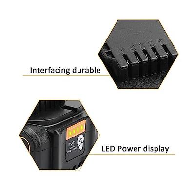 waitley 2 Pack 20V 6.0A Replacement Battery Compatible with Dewalt