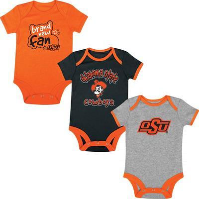 Newborn & Infant Black/Heathered Gray Cincinnati Bengals Born To Win  Two-Pack Long Sleeve Bodysuit Set