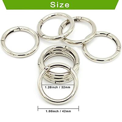 Spring Clip Round Carabiner Ring