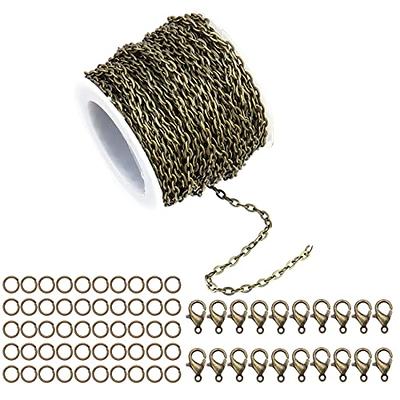  UMAOKANG Silver Chain for Jewelry Making, 16.4 Feet Stainless  Steel Flat Sequin Link Chain Bulk Chain Necklace Bracelet DIY Jewelry  Supplies Findings : Arts, Crafts & Sewing