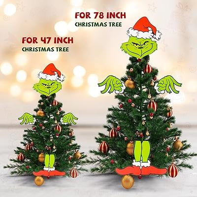 Grinch Christmas Tree Decorations Christmas Tree Topper Ornament Lovely  Christmas Grinch Plush Toy 