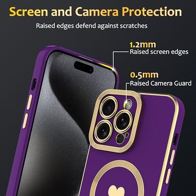 MGQILING Compatible with iPhone 12 Pro Max Magnetic Glitter Case, Luxury  Plating Cute Bling Clear Phone Case, Compatible with MagSafe for Women  Girls with Camera Protector Back Cover - Blue 