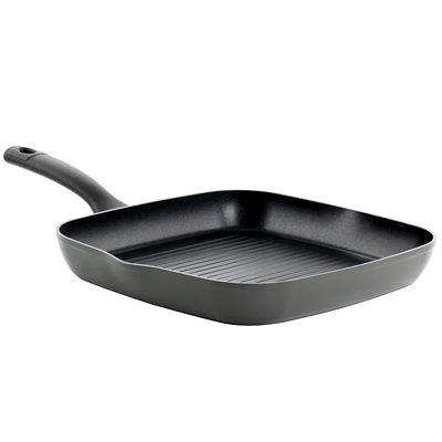 KitchenAid 11.25 Hard Anodized Nonstick Square Grill Pan Black