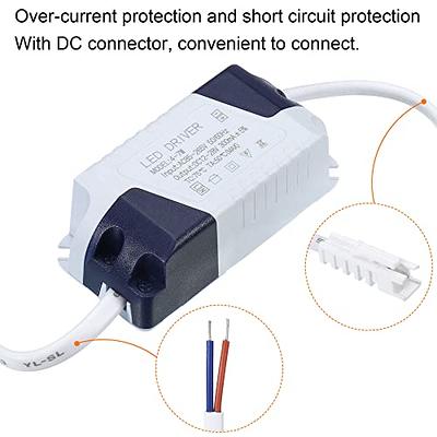 2x DC Male 12V Connector Cable 5.5x2.1mm Camera LED Power Supply Spotlight