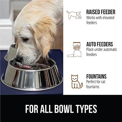 Dog Bowl Mat, Silicone Waterproof Mat for Water Bowl & Food Bowl, Protect  Floors Contain Messes, Aesthetic Dog Mat 