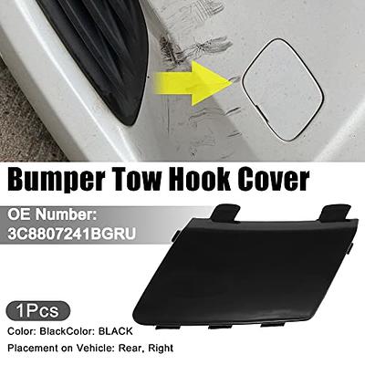 ACROPIX Car Front Right Bumper Towing Tow Eye Hook Cover Cap Fit for  Volkswagen CC - Pack of 1 Black - Yahoo Shopping