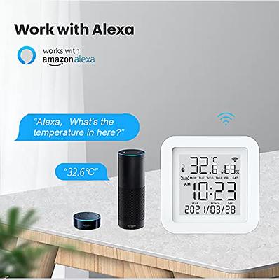 WiFi Thermometer Hygrometer Combo: 1. Smart Temperature Humidity Sensor  with LCD Display 2. Digital Indoor Temperature Gauge with LCD Backlit  Display, Free App Alerts, Compatible with Alexa - Yahoo Shopping