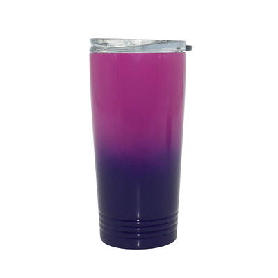 Fiesta Set of 2 Cool Ombre 16 oz Insulated Wine Tumblers