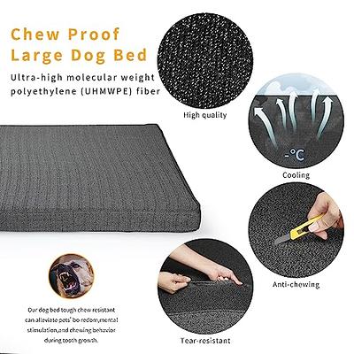 Large Chew Resistant Dog Bed Dog Beds for Dogs That Chew Perfect for Pet Up  to