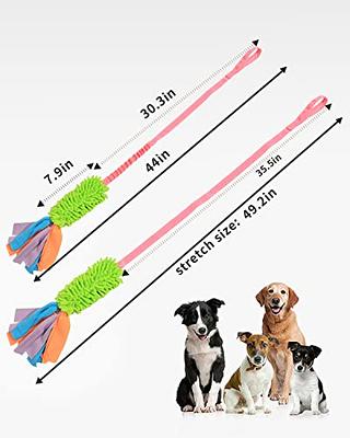 Dog Flirt Pole Toy, Interactive Teaser Wand for Dogs Tug of War