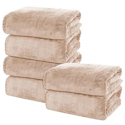 TENSTARS Silk Hemming Bath Towels for Bathroom Clearance - 27 x 55 inches -  Light Thin Quick Drying - Soft Microfiber Absorbent Towel for Fitness