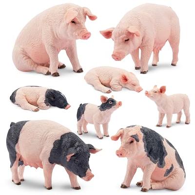 MINIATURE PIGS Mini Farm Animals Figures Figurine Pig Fairy Garden