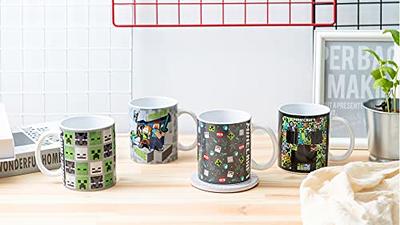 Zak Designs Minecraft Mug Unique Ceramic Coffee Cup Set, Can Coffee Mugs  with Comfortable Handle for Gamer Gifts, Dishwasher and Microwave Safe  (11.5 oz, 4-Piece Set) - Yahoo Shopping